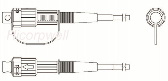De stofdichte Openluchtschakelaar van de Kabels Minisc van het Vezel Optische Flard/Adapter IP67