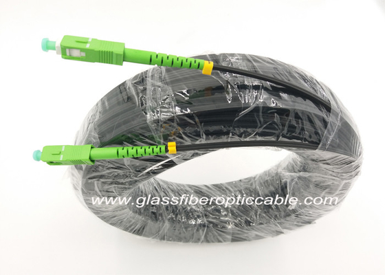FTTH-APC UPC van Sc Glasvezel Optische Kabel, Kabel van de Vezel de Optische Daling voor Toepassing