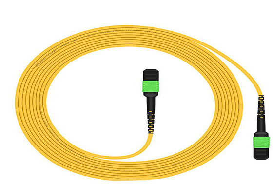 Van de vezel Optische MPO Kabel de Vrouwelijke Schakelaarverbindingsdraad 2m (6ft) OS2 9/125 24 Kern Enige Wijze