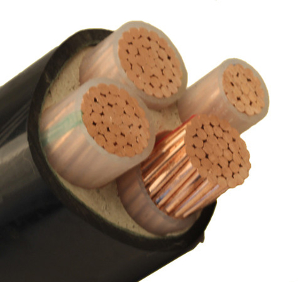 3x 150mms XLPE isoleerde Kabel Middelgrote Lage Rook Met geringer voltage Nul Halogeen Beklede Kabel