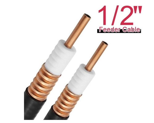 7/8“ rf overhaalt Cable1/2“ 50 Ohm Superflex rf de Verbindingsdraadkabel van Kabelsuperflex, DIN-mannetje aan de mannelijke rechte hoek van DIN overhaalt