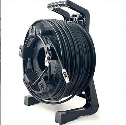 Stage Retractable 80M 100M Cat6 Cat5 voorafgemaakte kabelnetwerk kabel Winding Drum voor video-audio
