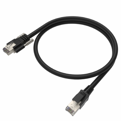 Draagbare 4 Way FTP RJ45 Cat5e Ethernet-kabel met coil rack Stage Video Audio Perform Netwerkbesturingskabels