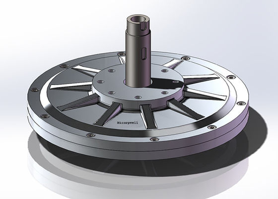 0.3kW Laag draaibank (200 draaibank) Laag koppel Axial Flux Permanent Magnet Generator met Inner Rotor (as rotatie, shell vaste draden van de shell Permanent Magnet Generator Motor