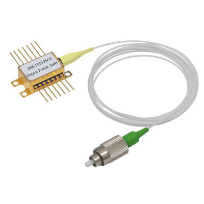 14PIN BTF Laser Diode 1550nm 10mW Butterfly Laser met ingebouwde TEC en PM Fiber Maximaal vermogen 10W
