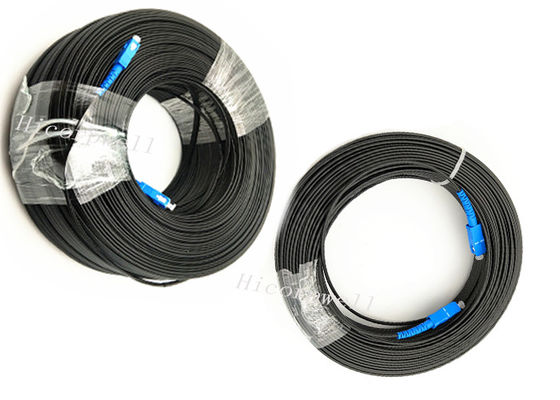 6.5-6.8mm Outer Dia Glass Fiber Optic Cable Zwart Kleur Single Multi Mode voor veelzijdige industriële toepassingen