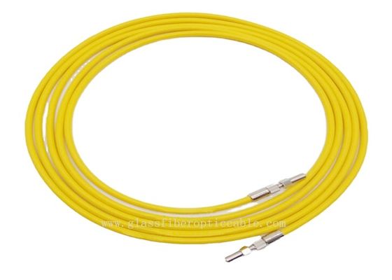 D80 Fiber Optic Cable with 200μm to 800μm Core Diameters Featuring Sapphire and Air Gap Protection and Precisely Polished D80 Fiber Connectors