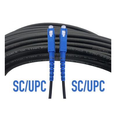Duurzame optische vezelpatchkabels SM sc upc outdoor patch cord voor communicatiesystemen
