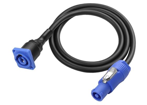 3P Power Connector Cable Combo Man/Vrouw Powercon Stage Lighting Chassis Cable Geel 3P PowerCon CE goedgekeurd IP65 Hot in Euro