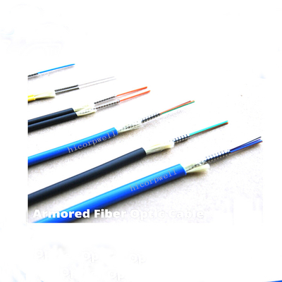 Optische vezels 2 kernen Tactische optische vezel patch kabels per spoel 100m - 1000m Lengte