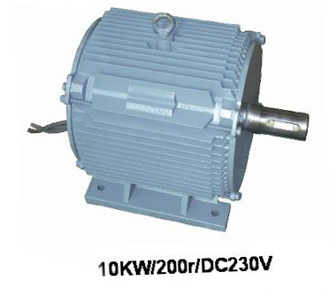 Horizontale PMG van de Schachtmagneet Generator 10KW 200 t/min AC230V AC In drie stadia