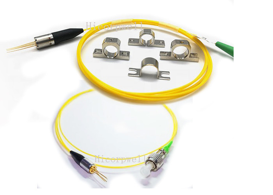 Zeer twee-brekende (hi-bi) vezels 1310 nm SM FC/APC Polarisatie Behoud van vezels Jumper Pigtail 0.9 Sleeve FC vezels