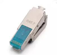 CAT7 modulaire de stop8p8c rj45 beschermde 10GB Mannelijke Schakelaar van FTP Toolless