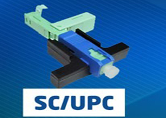 FTTH-van de Vezel Optische Componenten van het Tussenvoegselverlies APC UPC van Sc Snelle Blauwgroene Schakelaar