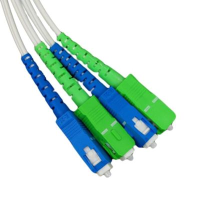 APC 10m 30m van Sc van Sc UPC 50m 100m FTTH Kabel van de Vezel de Optische Daling
