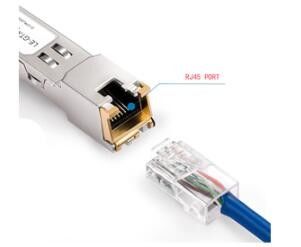 10 100 Koper 1000 basis-t 100M Zendontvanger van RJ45 SFP