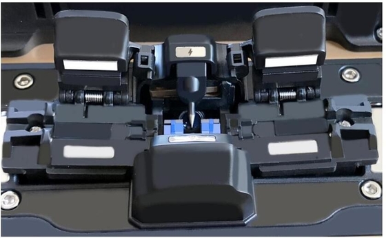 Autonadruk Zes Motoren Optische Vezel die de Fusielasapparaat verbinden van de Machine Optische Vezel