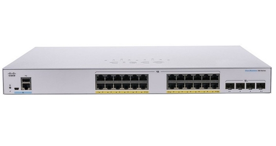 4-poorts 2.5GE + 20-poorts 10/100/1000 + 2 x 10GBusiness 350-serie switches CBS350-24P-4X-CN