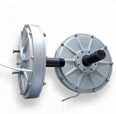 0.3kW Laag draaibank (200 draaibank) Laag koppel Axial Flux Permanent Magnet Generator met Inner Rotor (as rotatie, shell vaste draden van de shell Permanent Magnet Generator Motor