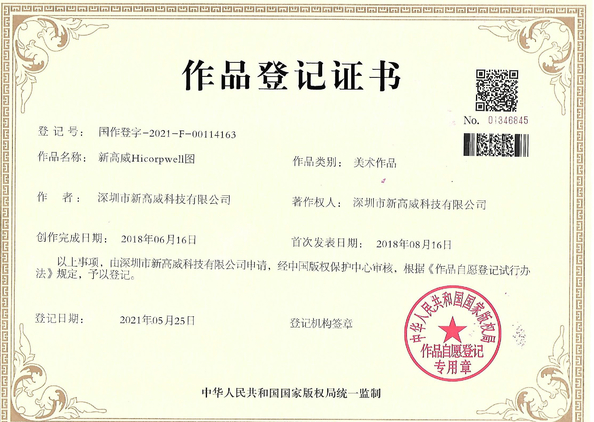 China Shenzhen Hicorpwell Technology Co., Ltd certificaten